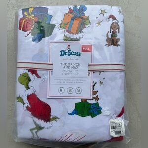 Pottery Barn Dr. Seuss Grinch and Max Organic Sheet Set - Full
